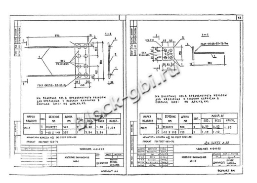 Диафрагма жесткости 1ДП 26.42