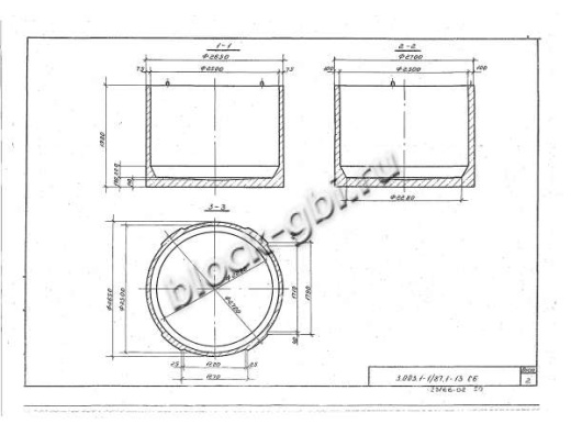 Рабочая камера колодца РКВГ25 Рабочая камера колодца РКВГ25