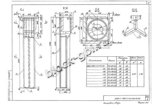Фундамент ТСУ-60-3,5