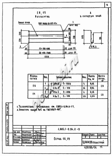 Плита 1ПВ 6-6 Плита 1ПВ 6-6