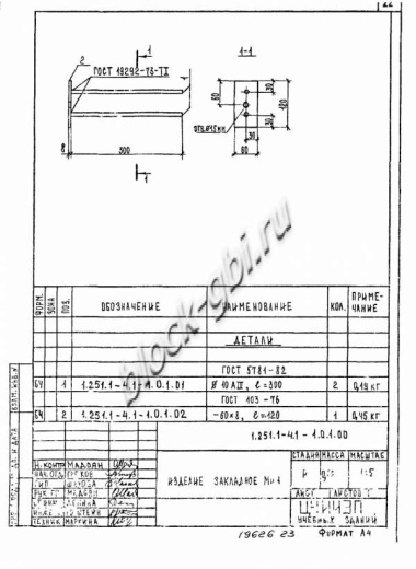 Лестничный марш 2ЛМФ 42.15.18-5-1