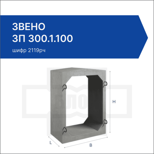 Звено ЗП 300.1.100