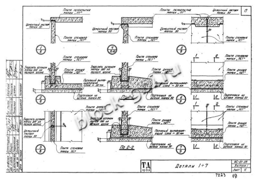 Плита днища тоннелей ПДТ 7