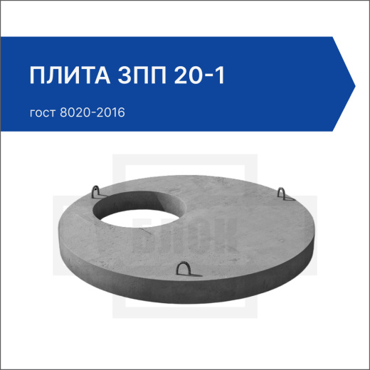 Плита 3ПП 20-1