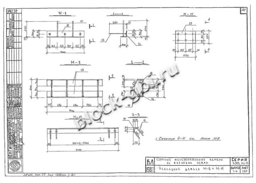 Балка камеры футерованная Б-4-1-фут Балка камеры футерованная Б-4-1-фут
