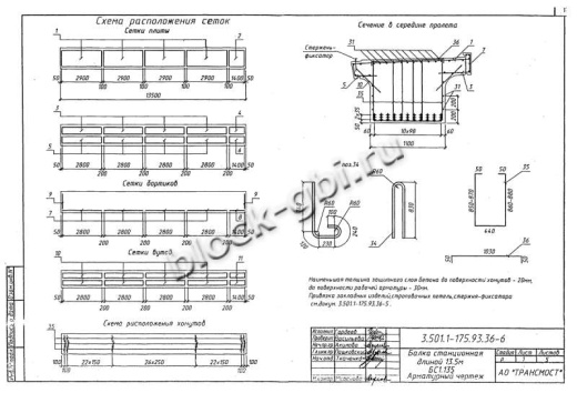 Балка мостовая БС 1.135-3