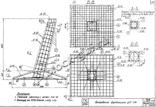 Фундамент Ф5-Ам
