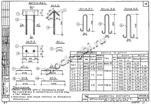 Диафрагма жесткости В-28-38п