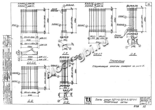 Плита днища тоннелей ПДТ 2-4