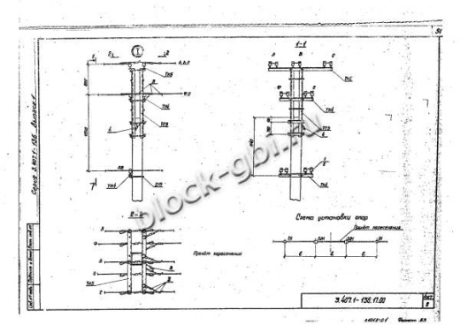 Переходная анкерная опора ПА1