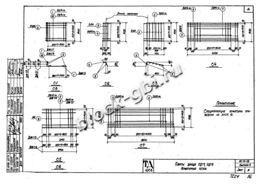 Плита днища тоннелей ПДТ 7