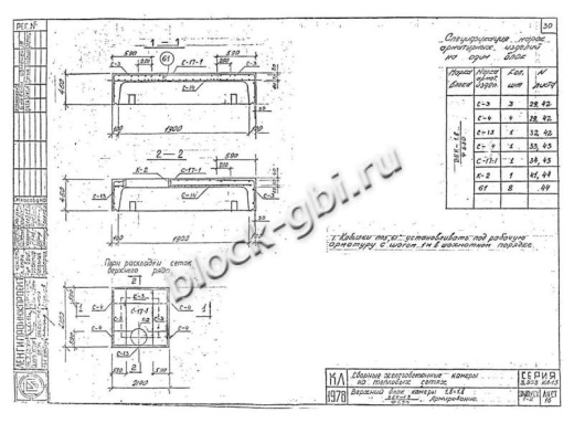 Верхний блок камеры тепловой ВБК 1.8 ф630