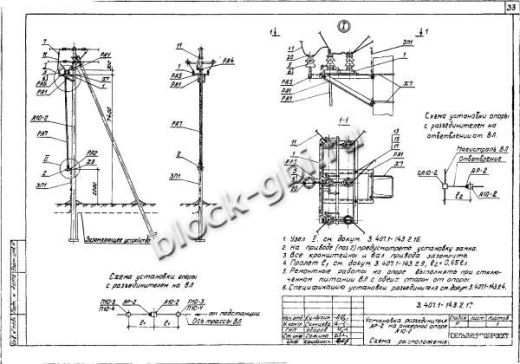 Анкерная концевая опора А10-2
