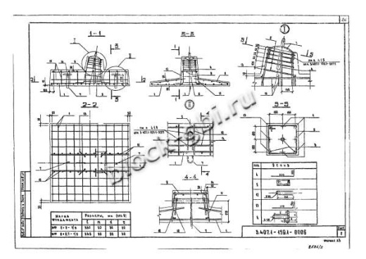 Фундамент МФ2х2.7-1/5