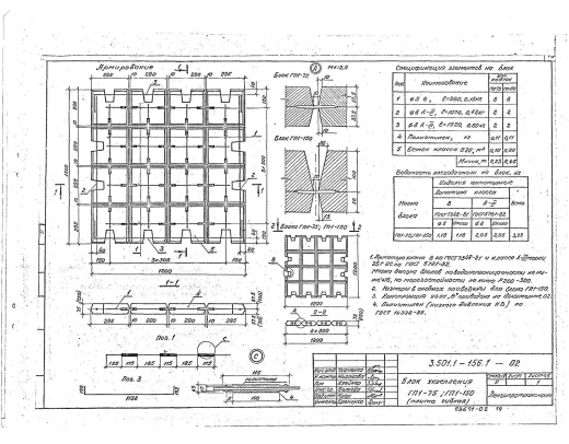 Гибкая плита ГП 1-150